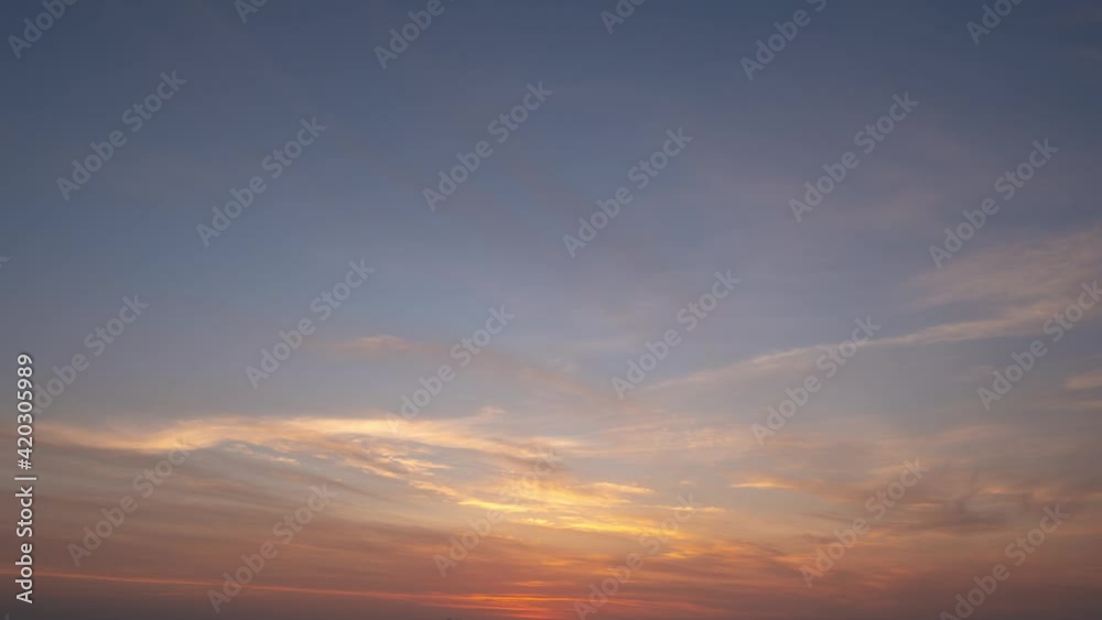 4K. High quality. Time lapse video. Scene of Colorful romantic sky sunset with Moving clouds background. time lapse day to night in nature and travel concept. 4K. High quality. Time lapse video. Scene of Colorful romantic sky sunset with Moving clouds background. time lapse day to night in nature and travel concept.