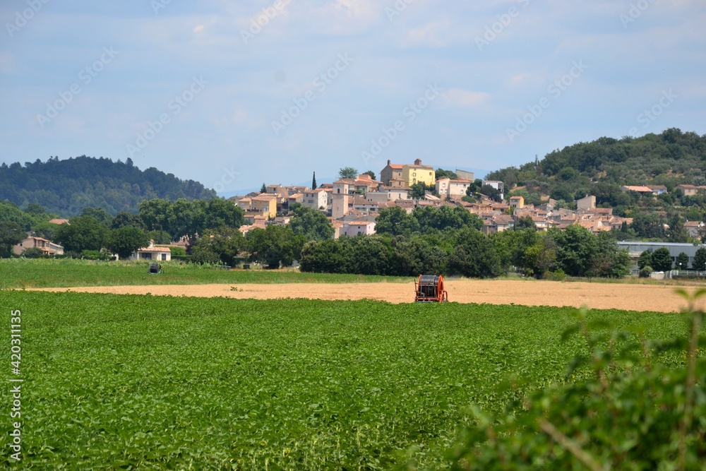 Landscape, agriculture, France