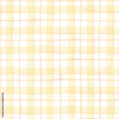 Seamless Bright Yellow Plaid Stock Photo by ©SongPixels 33978393