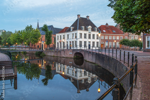 View of the
historic buildings in the center of Amersfoort in the Netherlands