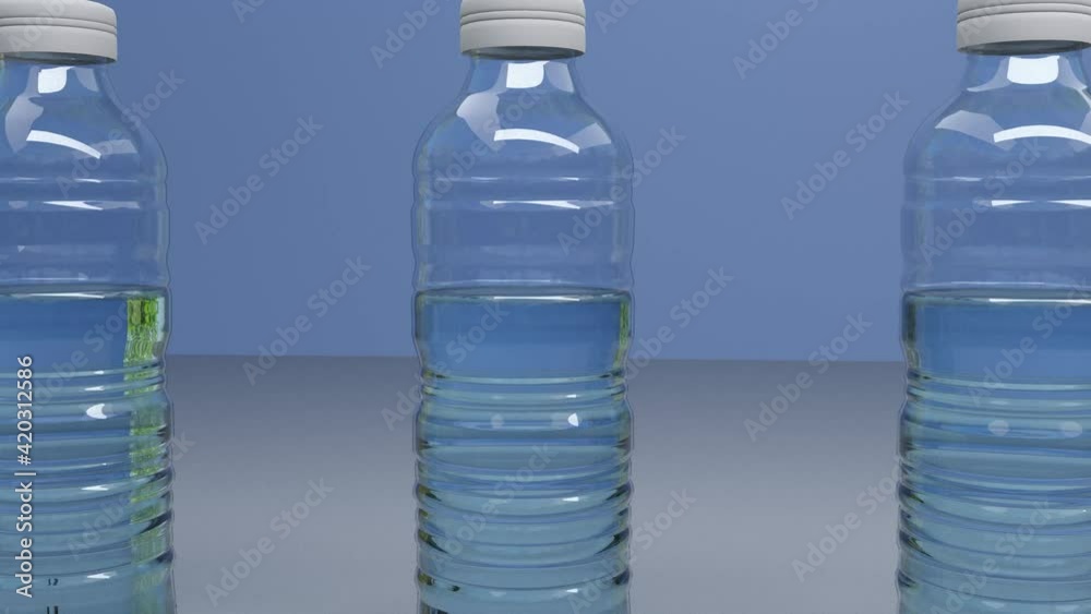 botellas de agua plásticas sin marca