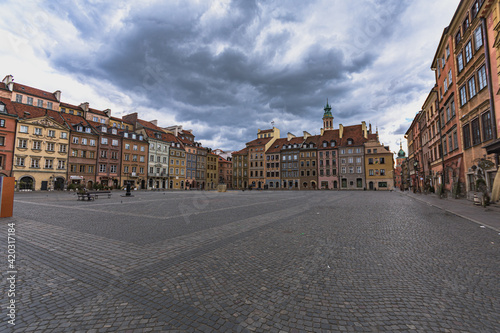 old town square of warsaw