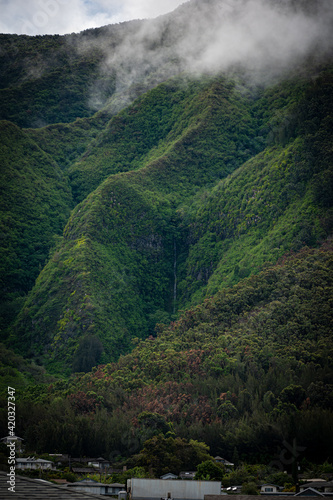 West Maui Mountain, Mauna Kahalawai, Mountain Ridge, Valley Isle, Hawaii photo