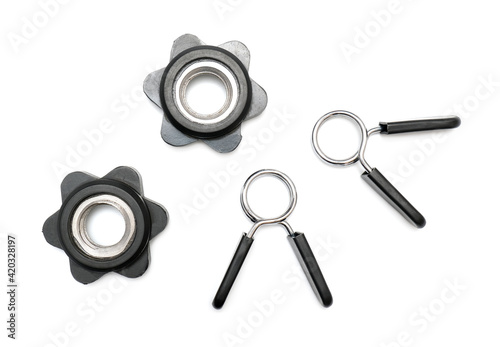 spring clamp and nut