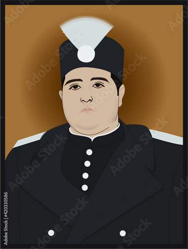 Ahmad Shah the last king of Qajar dynasty, Ruling Iran from 1909 to 1925