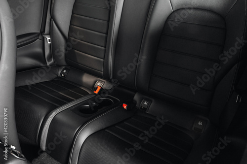 Luxury car rear seat row