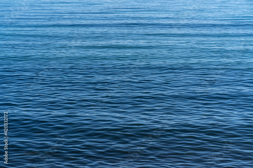 Fototapeta Naklejka Na Ścianę i Meble -  Calm blue sea waves 
