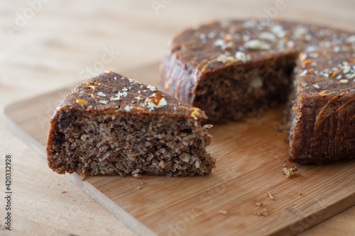 torta integral de naranja photo