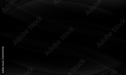 Abstract wave gray black dark gradient geometric background.Curved lines graphic design.