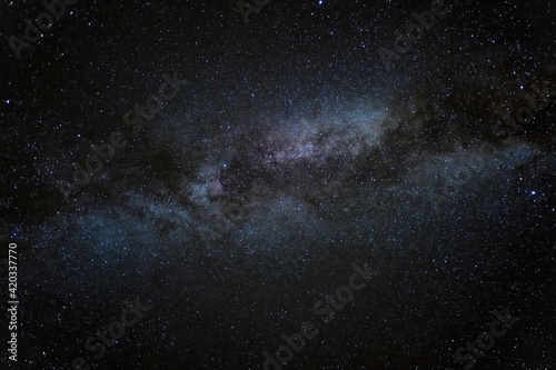 Starry milky way galaxy on a deep universe stars field,outer space,background wallpaper