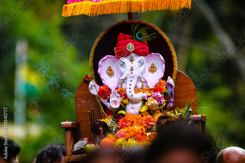 Ganesh Chaturthi in Mauritius.