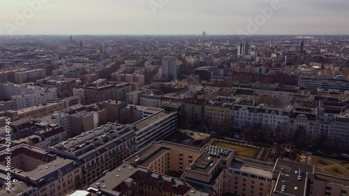 Wallpaper Mural Beautiful city of Berlin from above - aerial view. Amazing drone footage Torontodigital.ca
