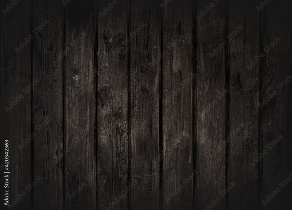 Stockfoto Black Wood Texture Background