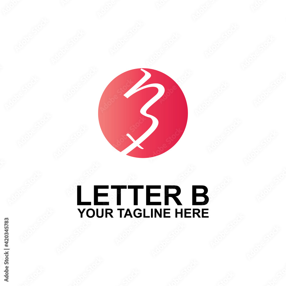 B Letter vector illustration B Letter vector illustration