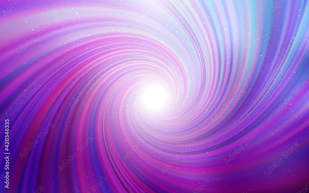 Light Purple vector texture with milky way stars. Light Purple vector texture with milky way stars.