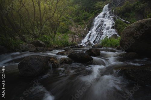 Deep forest waterfall in Thailand