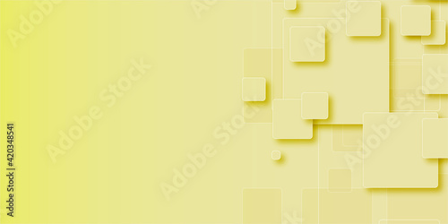 abstract colorful yellow geometric shape background