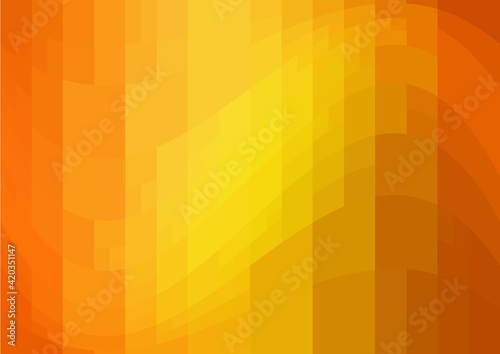 Light Orange vector Lowpoly Background with copy-space. Used opacity mask.