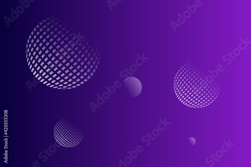 background with the planets and use gradient colors