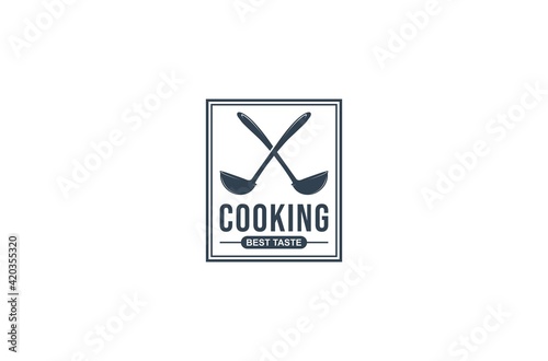cooking logo in white background