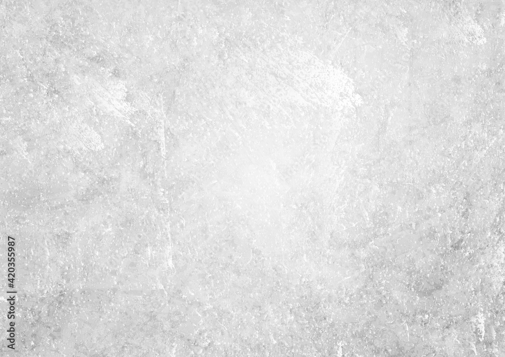 Grey white grunge textural concrete wall background. Vector design
