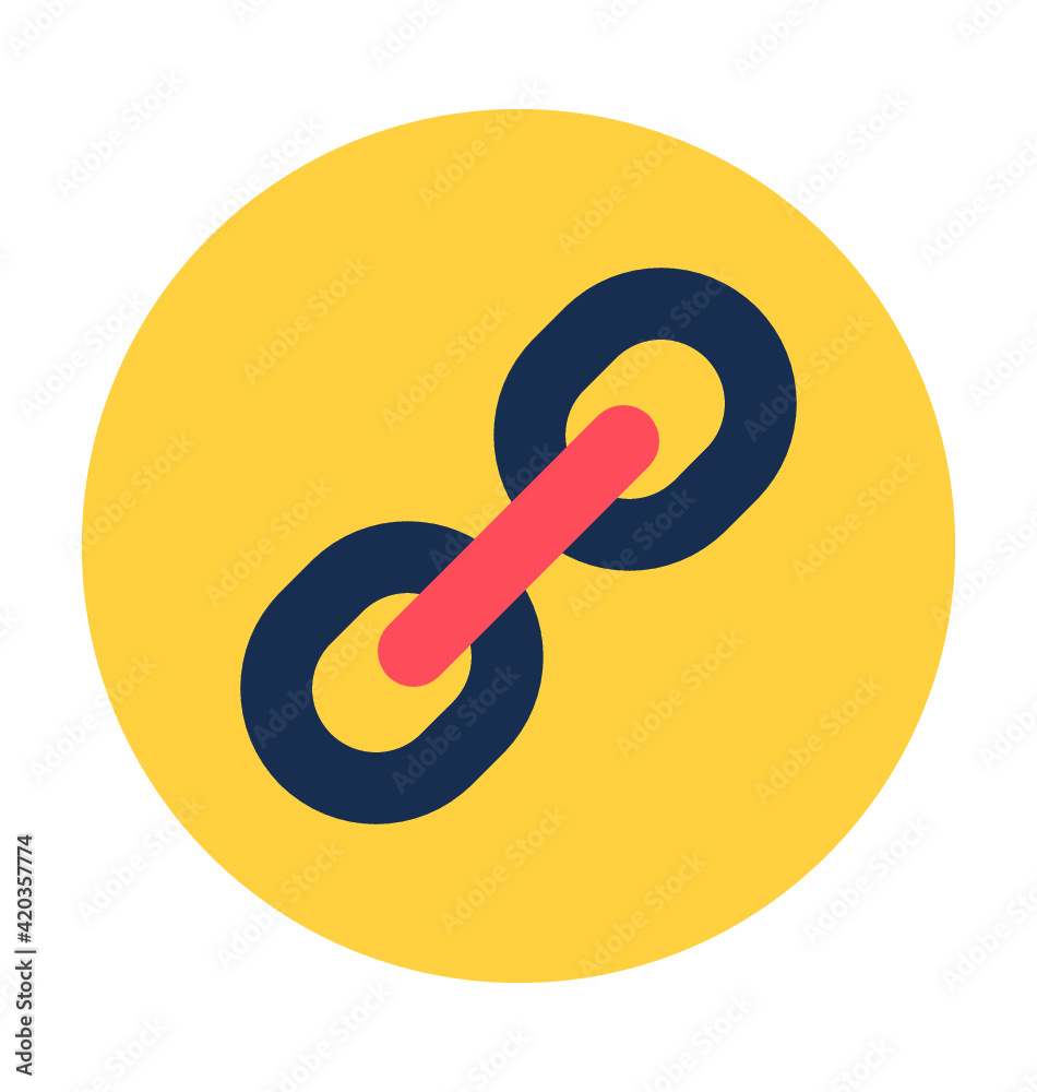 Link Vector Icon Link Vector Icon
