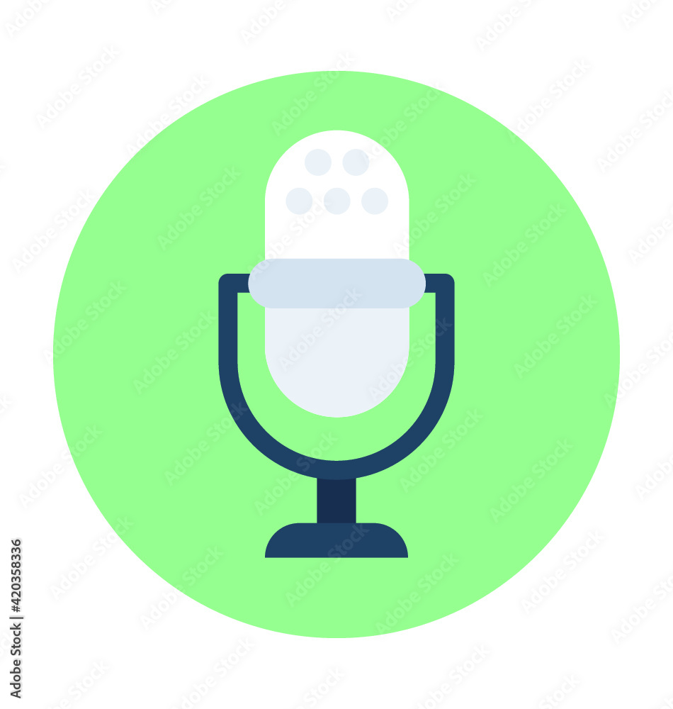 Mic Vector Icon Mic Vector Icon