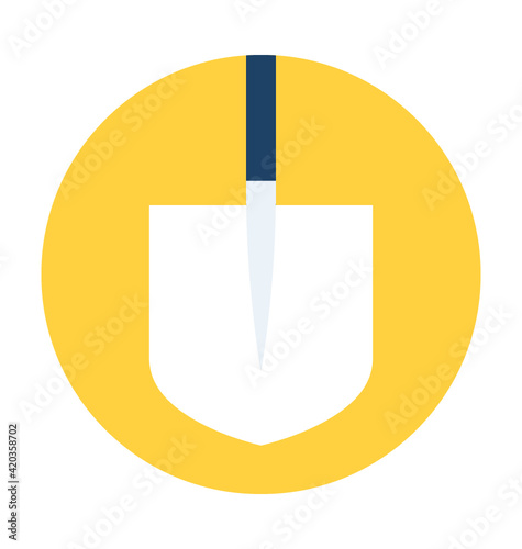 Shovel Vector Icon 