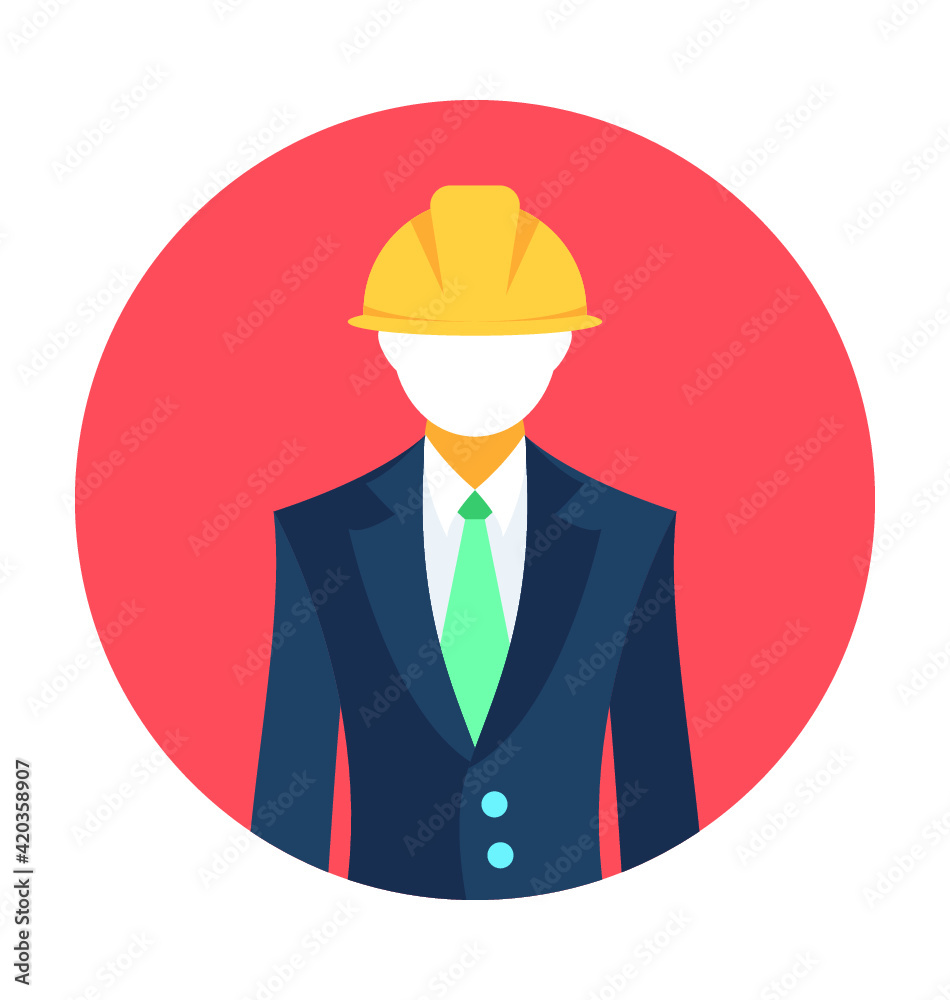Engineer Vector Icon Engineer Vector Icon