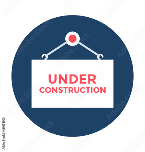 Under Constructions Vector Icon