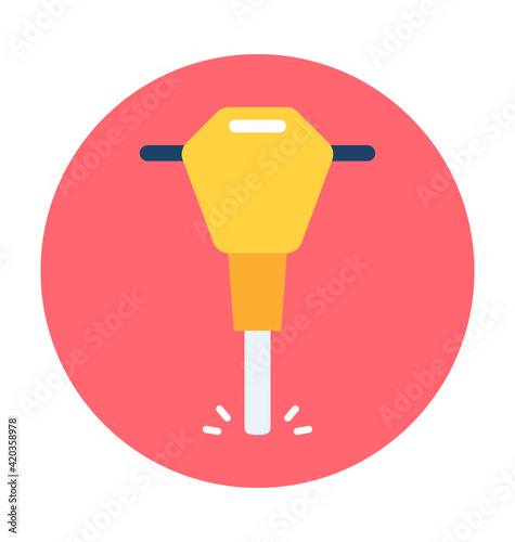 Gimlet Machine Vector Icon 