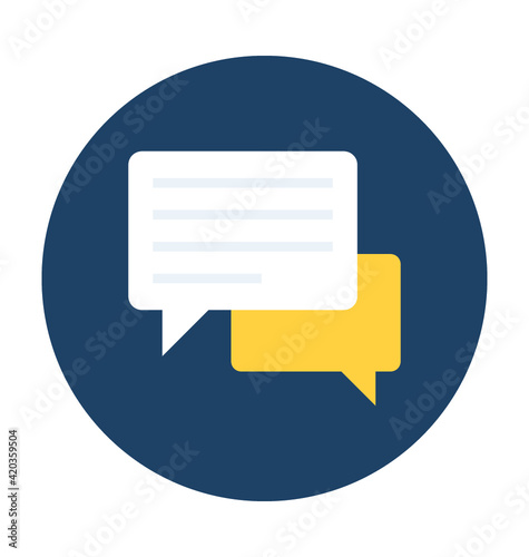 Chat Bubbles Vector Icon