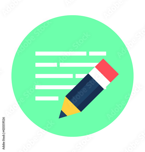 Writing Vector Icon
