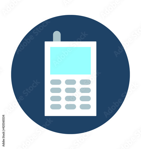 Cordless Phone Vector Icon