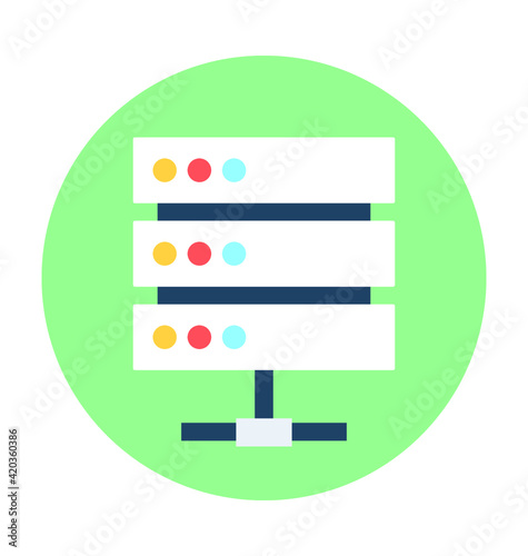 Server Share Vector Icon