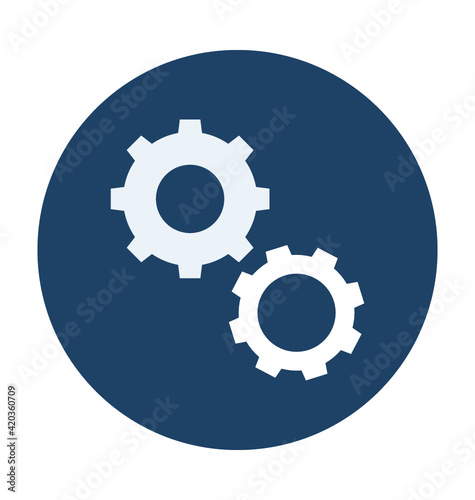 Cogs Vector Icon