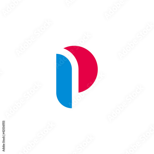 letter p curves geometric simplicity concept logo vector Free Download letter p curves geometric simplicity concept logo vector - GFXLoad