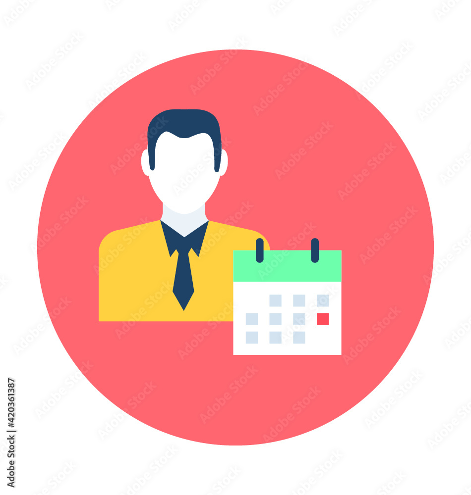 Punctual Vector Icon Punctual Vector Icon