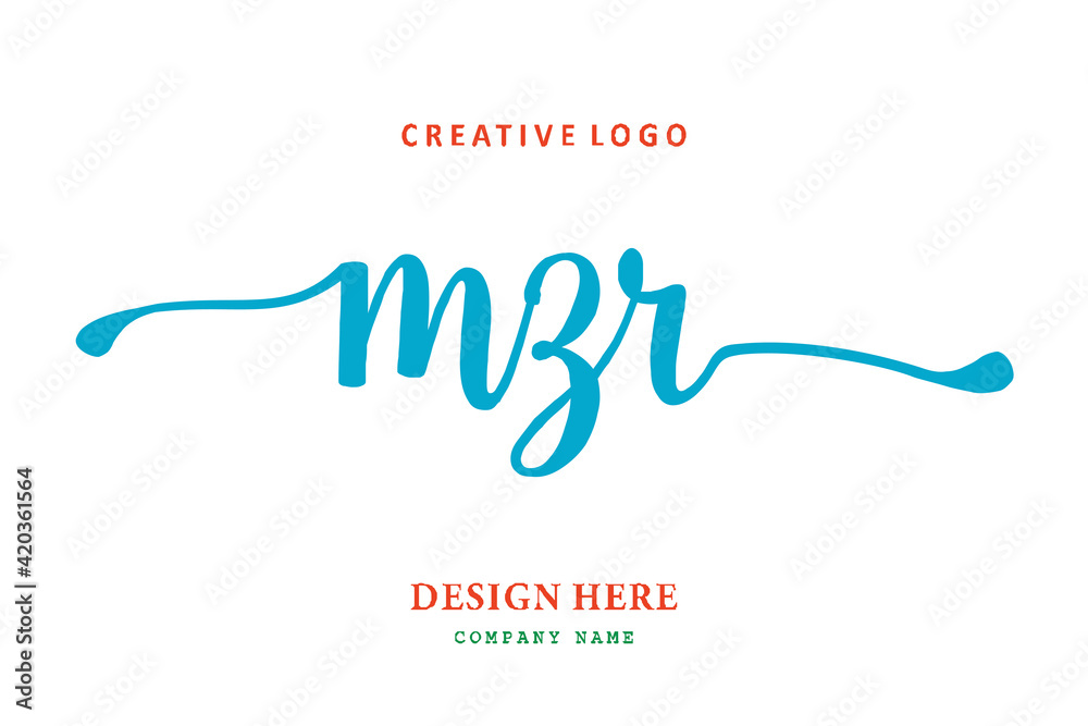 MZR lettering logo is simple, easy to understand and authoritative MZR lettering logo is simple, easy to understand and authoritative