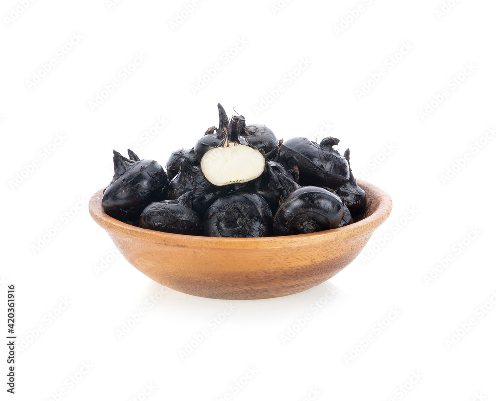 Water chestnut isolated on white Water chestnut isolated on white