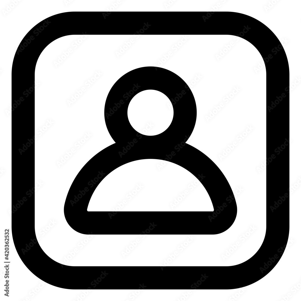Editable filled vector design of profile icon
Editable filled vector design of profile icon