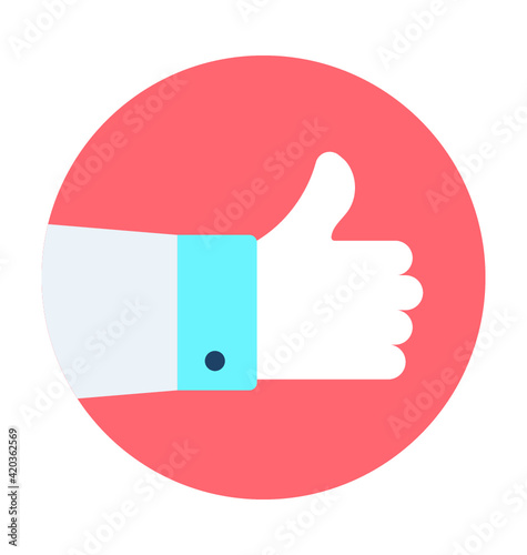 Thumbs Up Vector Icon