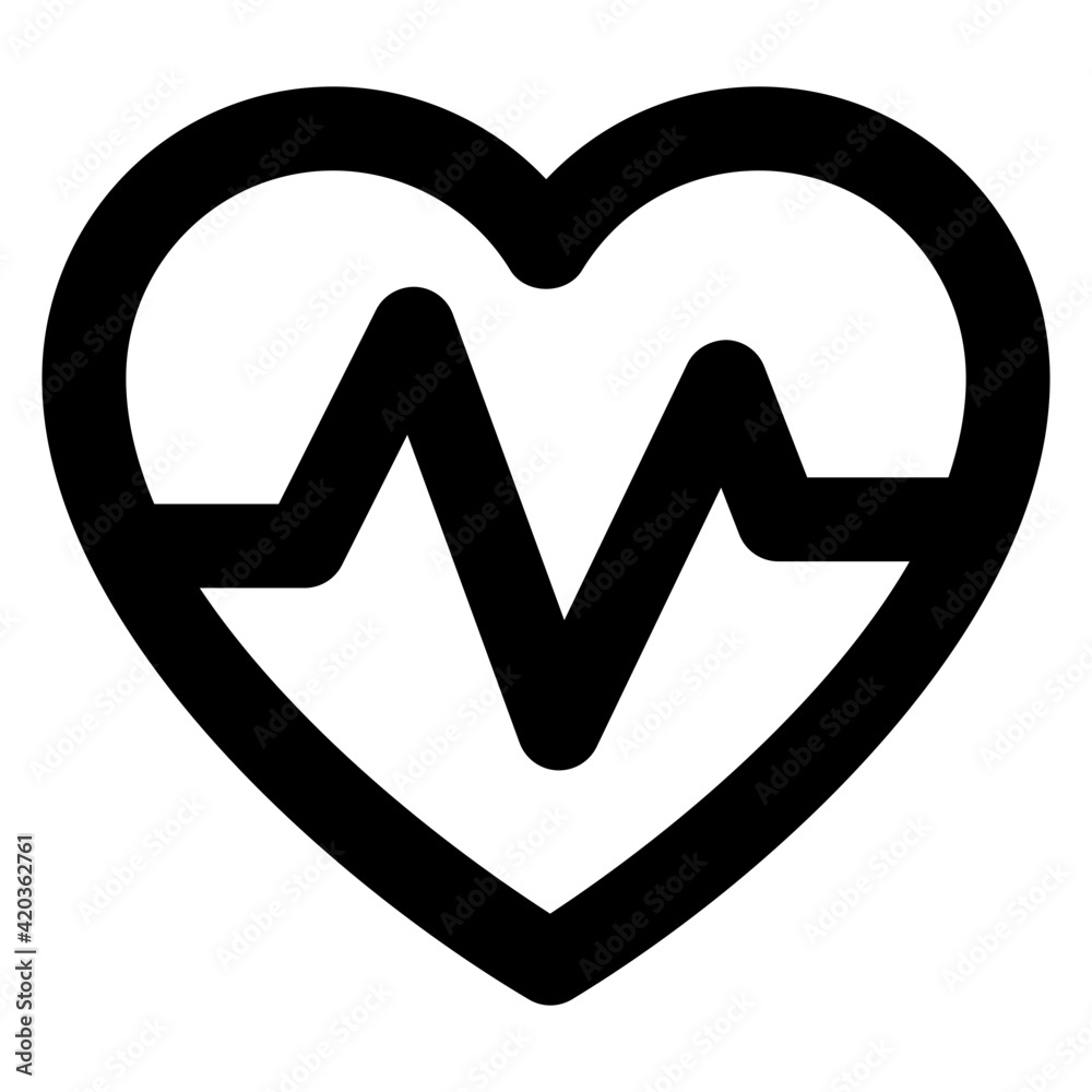 Trendy vector design of heartbeat icon
Trendy vector design of heartbeat icon