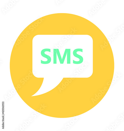 Sms Vector Icon