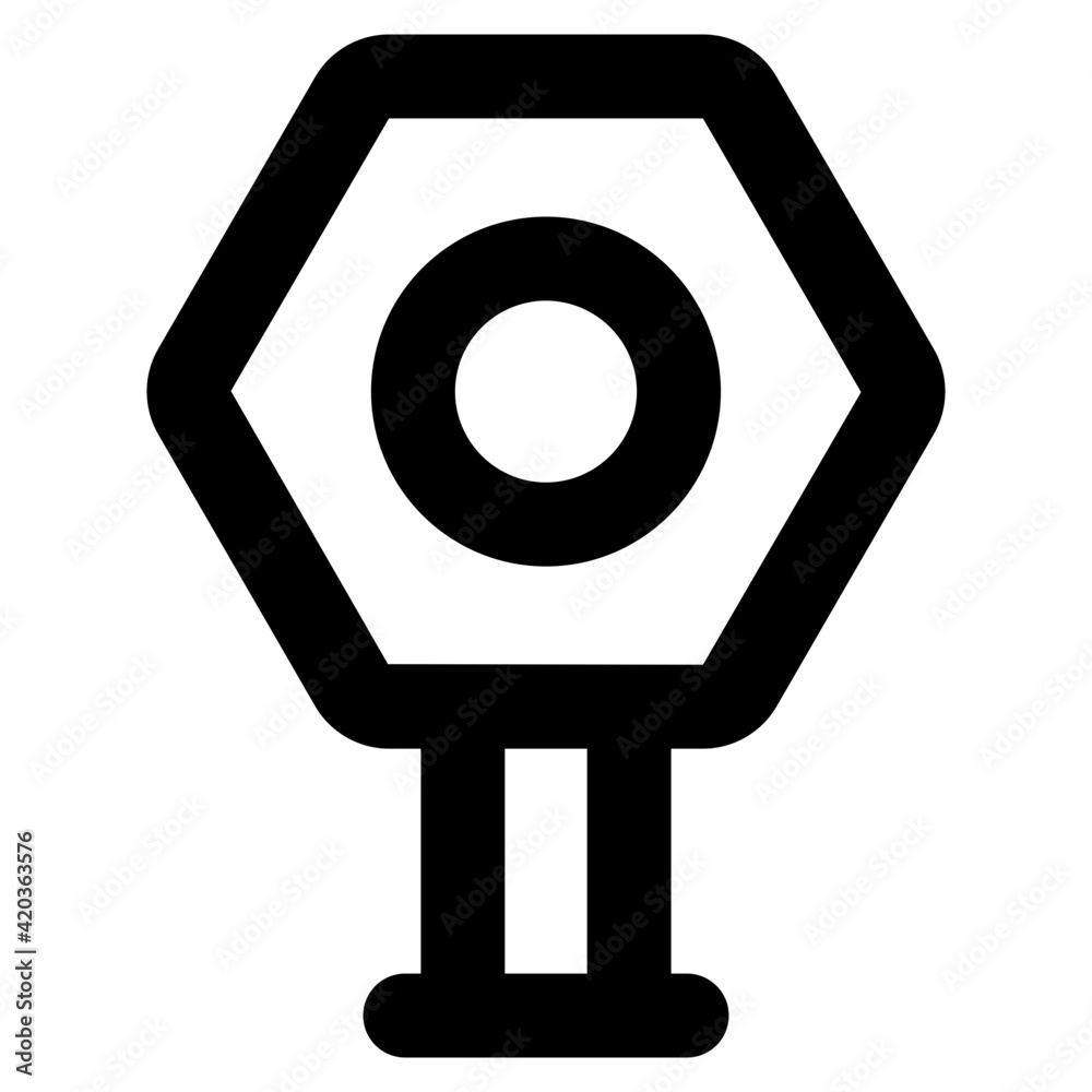 Road pole icon in glyph design, road board vector
Road pole icon in glyph design, road board vector