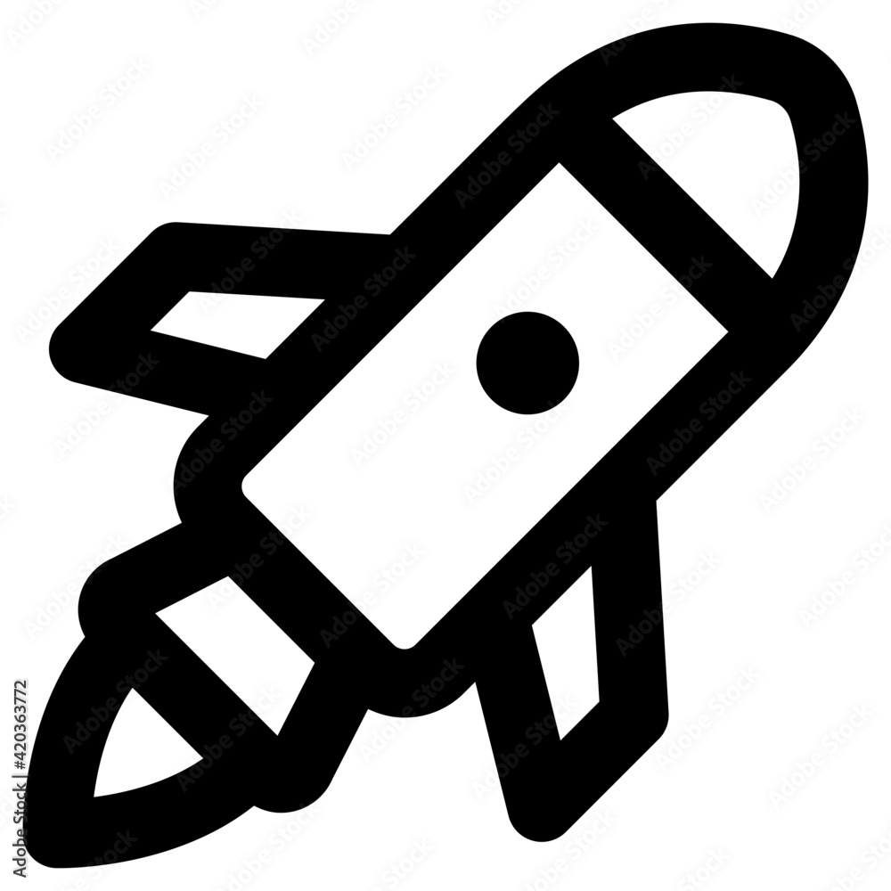 Icon of rocket in trendy style, editable vector
Icon of rocket in trendy style, editable vector