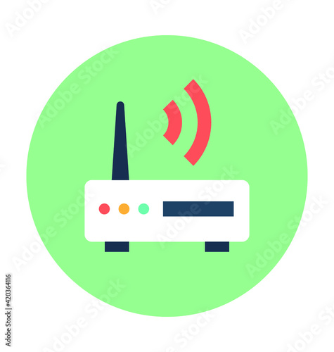Internet Modem Vector Icon