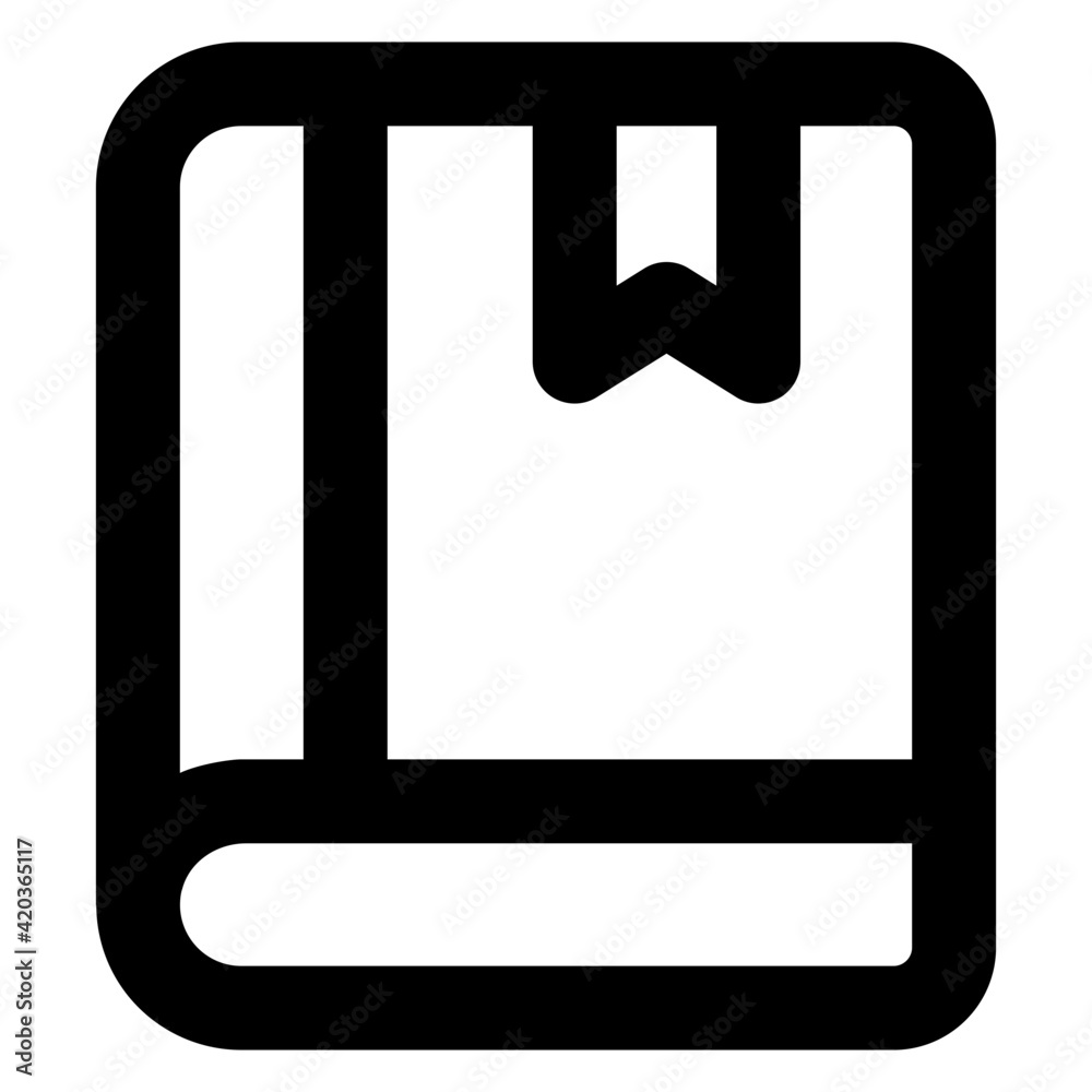 Filled design of book icon, editable vector
Filled design of book icon, editable vector