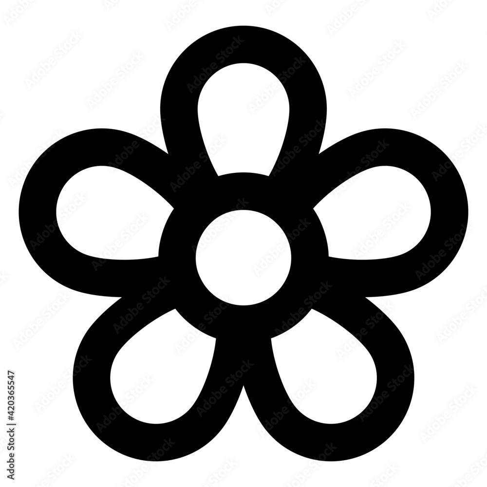 A beautiful design icon of daisy flower
A beautiful design icon of daisy flower