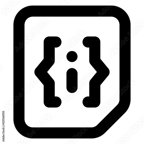 Title: Arrow on folded paper denoting concept of file download icon
